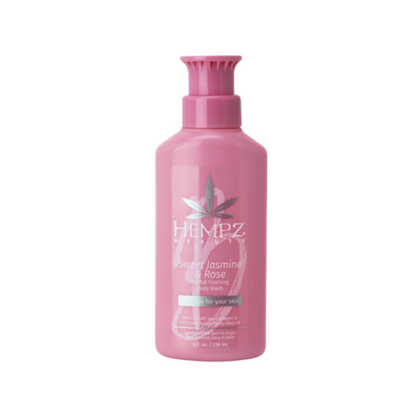 Hempz Sweet Jasmine &amp; Rose Collagen Infused Herbal Foaming Body Wash 236ml